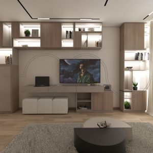 dizajn dnevne sobe - arhitekta beograd