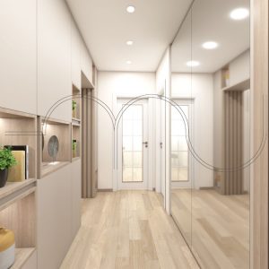 uređenje hodnika enterijera